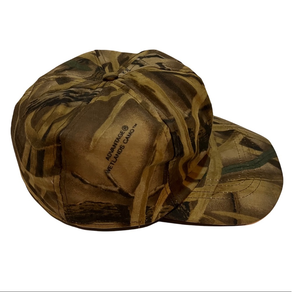Filson Vintage Advantage Wetlands Camouflage Hat with wool Ear flaps Size XL